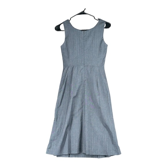 Talula Babaton Aritzia 0 Gray Stretch Wool Blend Dress Shift Career 90s Vibe - Picture 2 of 13